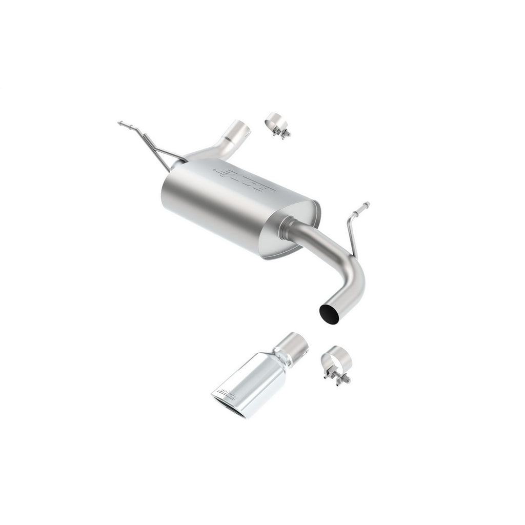 Borla 11818 | Borla S SQ AC R 2.5"; 2.25" TIP 3.5"X3.28 for 2012-2018 Jeep Wrangler JK / JKU 3.6L V6 Automatic; Manual Transmission; 4Wheel Drive (4WD) 2 and 4-Door.
