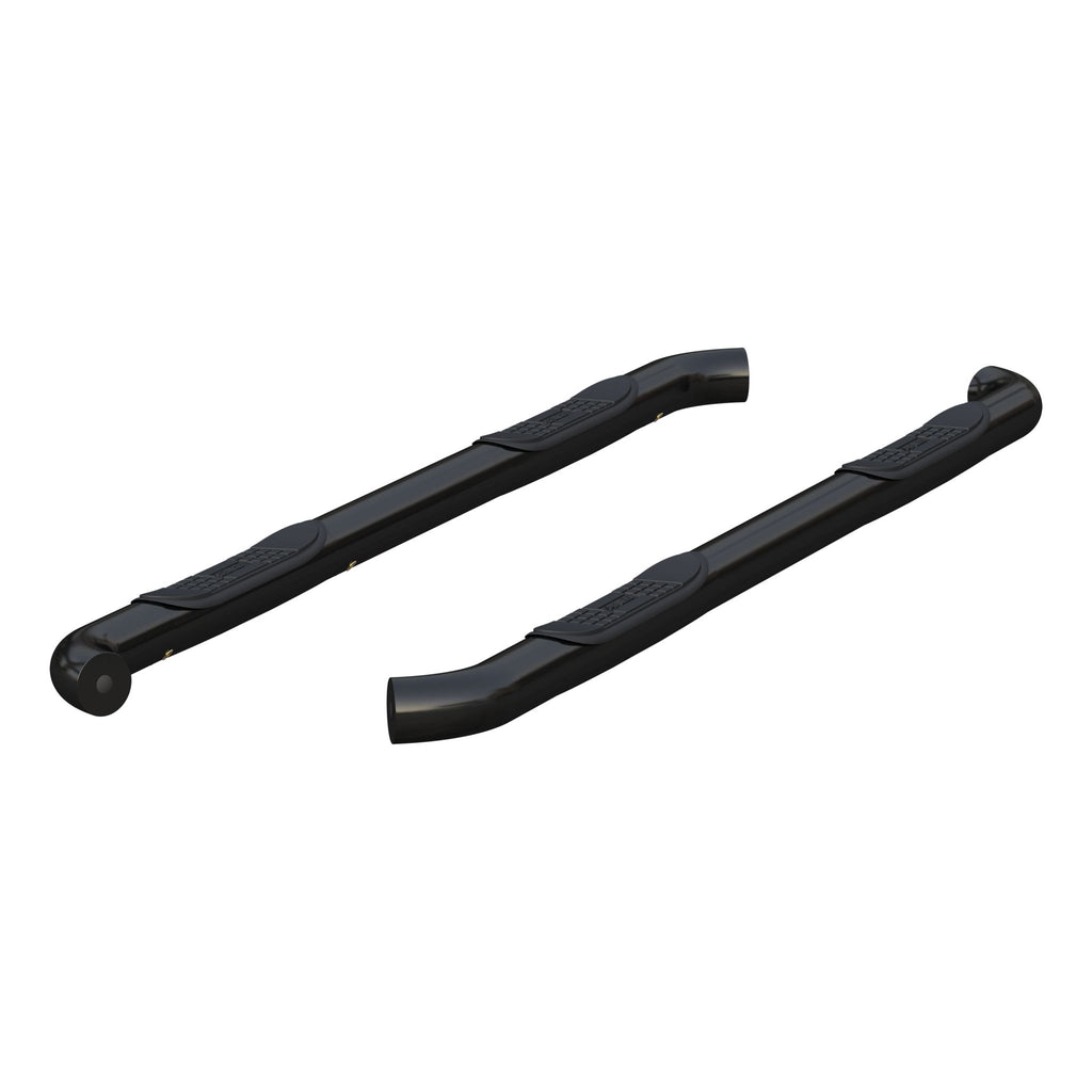 3" Round Black Steel Side Bars Select Dodge Durango