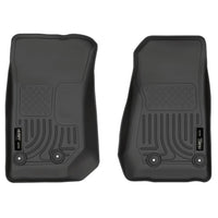 Husky Liners 18041 | Husky Liners Front Floor Liners, Fits 14-16 WRANGLER JK 2/4 DOOR FRONT FLOOR LINER WEATHERBEATER BLACK