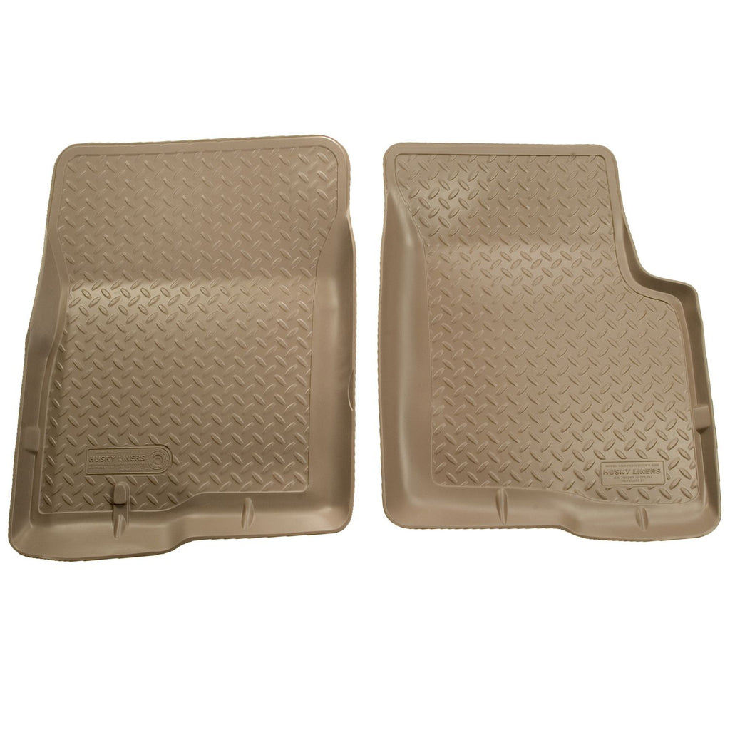 Husky Liners 35113 | Husky Liners Front Floor Liners, Fits 95-04 TACOMA TAN FRONT SEAT FLOOR LINER