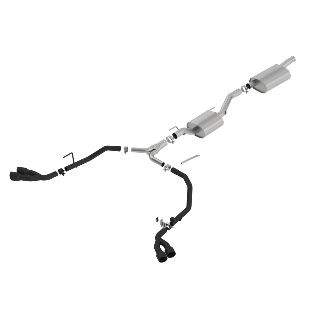 Borla 140814CB | Borla 2020 Jeep Gladiator JT Touring Muffler 3.6L V6 Automatic/Manual AWD 4 Door Ceramic Black