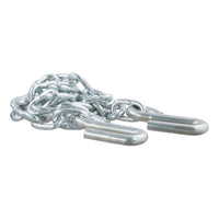 48" Safety Chain with 2 S-Hooks (2000 lbs Clear Zinc Packaged)