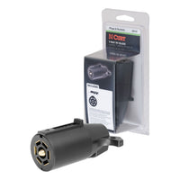 7-Way RV Blade Connector Plug (Trailer Side Black Plastic Packaged)