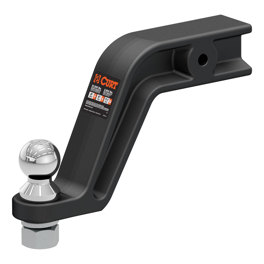 Loaded Forged Ball Mount with 2-5/16" Ball (3" Shank 20000 lbs 8" Drop)