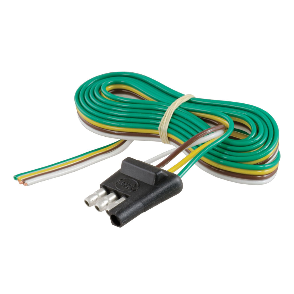4-Way Flat Connector Plug with 48" Wires (Trailer Side Packaged)