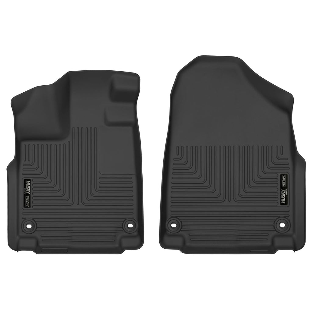 Husky Liners 52971 | Husky Liners Front Floor Liners, Fits 2018 ODYSSEY BLACK FRONT ROW FRONT FLOOR LINERS