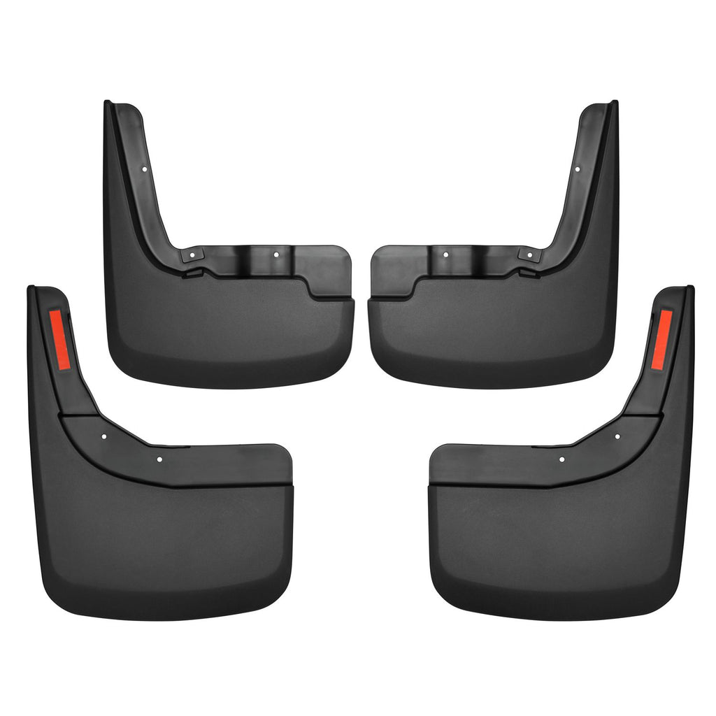 Husky Liners 58266 | Husky Liners Front and Rear Mud Guard Set, Fits 19-C SILVERADO 1500 BLACK FRONT AND REAR MUD GUARD SET