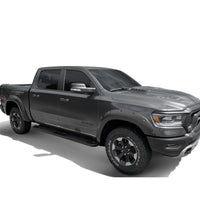 Bushwacker 50936-02 Black Pocket/Rivet Style Smooth Finish 4-Piece Fender Flare Set for 2019-2022 Ram 1500 Rebel