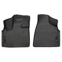 Husky Liners 18091 | Husky Liners Front Floor Liners, Fits 08-16 TOWN & COUNTRY/GRAND CARAVAN CUSTOM MOLDED WEATHERBEATER FRONT FLOOR LINERS BLACK