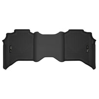 Husky Liners 54771 | Husky Liners 2nd Seat Floor Liner, Fits 19-C RAM 3500 CREW CAB 2ND SEAT FLOOR LINER X-ACT CONTOUR SERIES BLACK