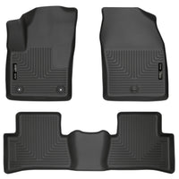 Husky Liners 95651 | Husky Liners Front & 2nd Seat Floor Liners, Fits 18-C C-HR FRONT & 2ND SEAT FLOOR LINERS WEATHERBEATER SERIES BLACK
