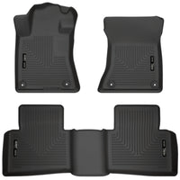 Husky Liners 99381 | Husky Liners Front & 2nd Seat Floor Liners, Fits 19-C ALTIMA FRONT/2ND SEAT FLOOR LINERS WEATHERBEATER SERIES BLACK
