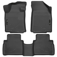 Husky Liners 99621 | Husky Liners Front & 2nd Seat Floor Liners, Fits 16-17 MAXIMA FRONT & 2ND SEAT FLOOR LINERS WEATHERBEATER SERIES BLACK