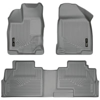 Husky Liners 99762 | Husky Liners Front & 2nd Seat Floor Liners, Fits 07-14 EDGE 07-15 MKX FRONT/2ND SEAT LINERS WEATHERBEATER GREY