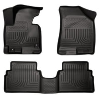 Husky Liners 99831 | Husky Liners Front & 2nd Seat Floor Liners, Fits 14-15 TUCSON FRONT & 2ND SEAT FLOOR LINERS BLACK