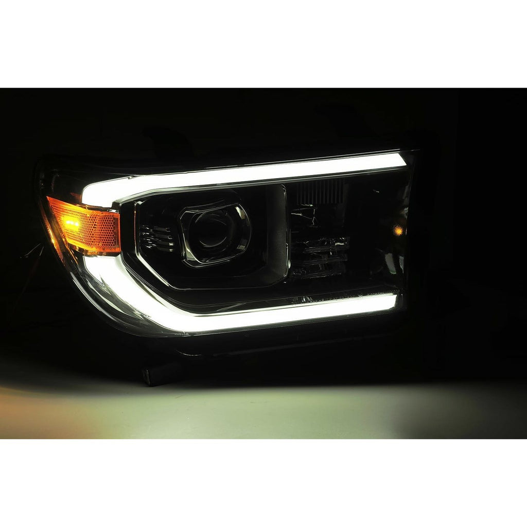 Projector Headlights Plank Style Design Black