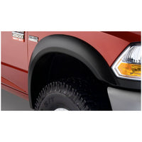 Bushwacker 50045-02 Black Extend-A-Fender Style Smooth Finish Front Fender Flares for 2010-2018 Dodge Ram 2500 3500 (Excludes R/T)