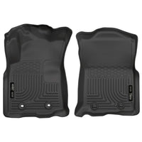 Husky Liners 13961 | Husky Liners Front Floor Liners, Fits 16-17 TACOMA DOUBLE CAB/ACCESS CAB FRONT FLOOR LINERS WEATHERBEATER SERIES BLACK