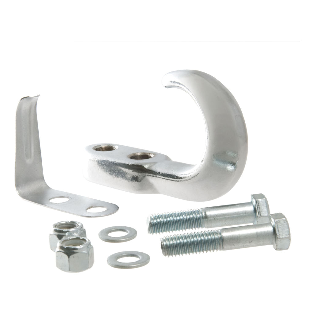 Tow Hook with Hardware (10000 lbs. Chrome)