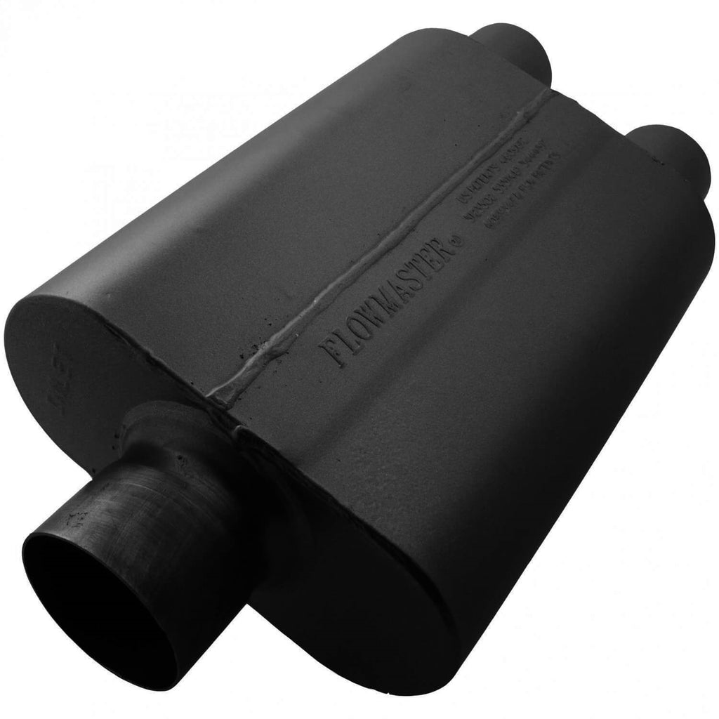 Flowmaster 80430402 40 Series Muffler 409S - 3.00 Center In / 2.50 Dual Out - Aggressive Sound