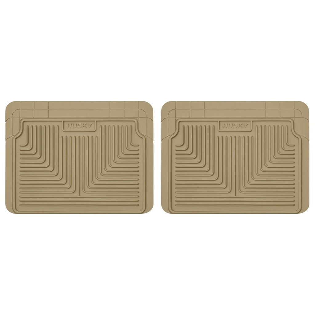 Husky Liners 52023 | Husky Liners 2nd Or 3rd Seat Floor Mats, Fits MISC. REAR FLOOR MATS RM TAN