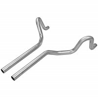 Flowmaster 815802 Prebent Tailpipes 409S - 2.50 in. Rear Exit - Pair