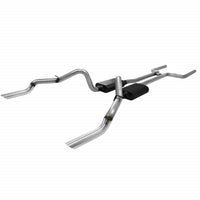 Flowmaster 817139 Header-back System 409S - Dual Rear Exit - American Thunder- Moderate/Aggressive