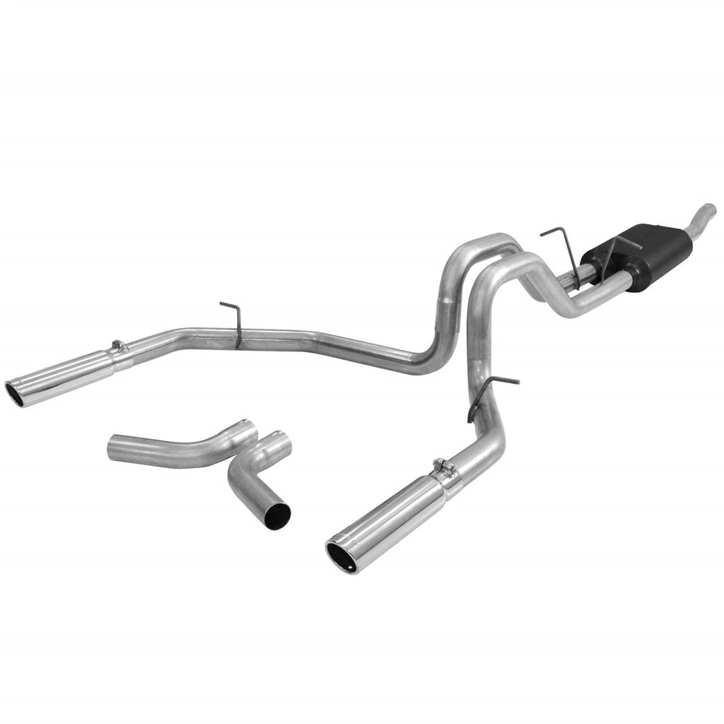 Flowmaster 817472 Cat-back System 409S - Dual Rear/Side Exit - Force II - Moderate Sound