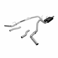 Flowmaster 817490 Cat-back System 409S - Dual Rear/Side Exit - American Thunder - Moderate Sound