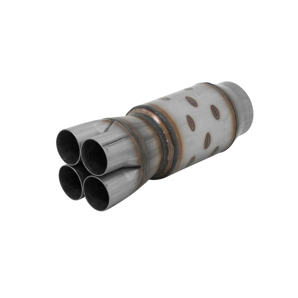 Flowmaster 8214400 Outlaw II Race Muffler-409S-2.25in. Center In / 4in. Center Out-Aggressive Sound