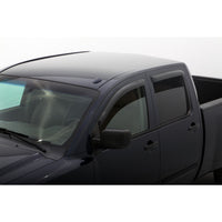 Auto Ventshade 94858 Original Ventvisor Side Window Deflector Dark Smoke 4-Piece Set for 2004-2015 Nissan Titan Crew Cab
