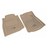 Rugged Ridge 83904.10 | Floor Liners, Front, Tan, Automatic; 05-11 Toyota Tacoma