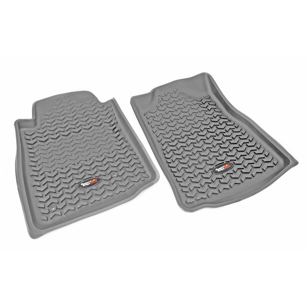 Rugged Ridge 84904.10 | Floor Liners, Front, Gray, Automatic; 05-11 Toyota Tacoma