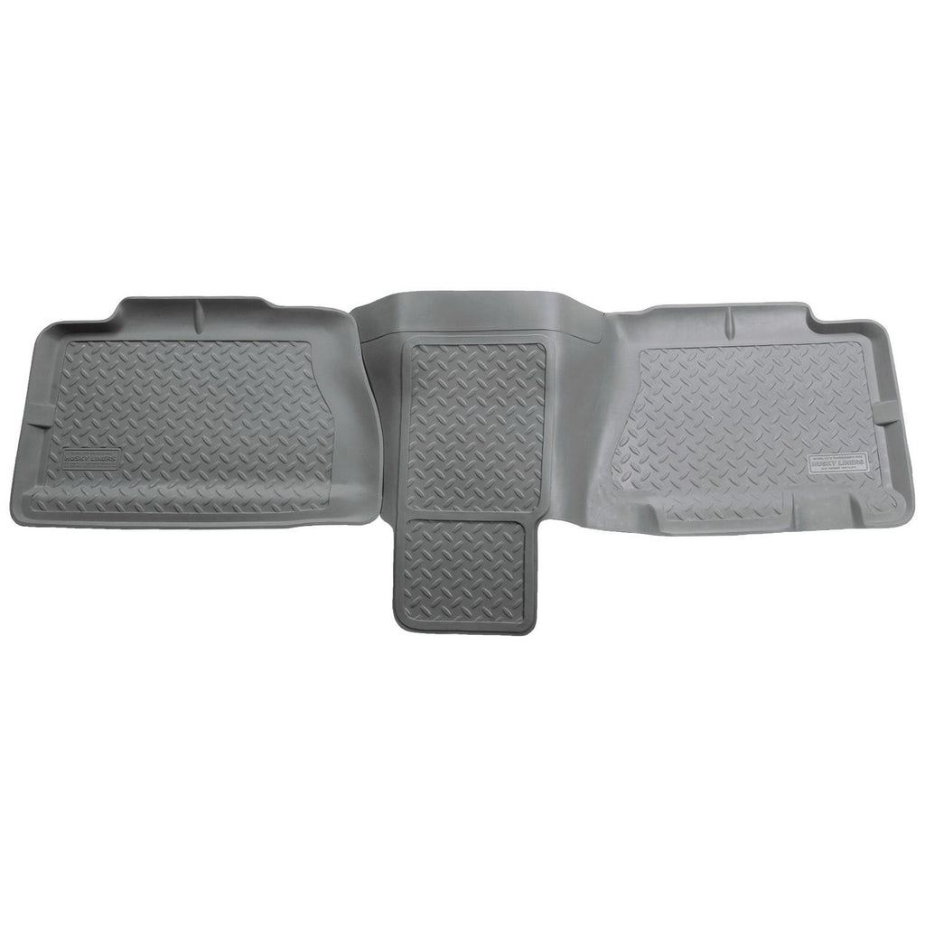 Husky Liners 62752 | Husky Liners 2nd Seat Floor Liner, Fits 00-07 SUB/YUK XL/02-03 AVAL/01-04 SILV/SIERRA CREW/02-07 ESCALADE ESV 2ND SEAT FLOOR LINER GREY