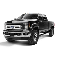Bushwacker 20943-02 Black Extend-A-Fender Style Smooth Finish 4-Piece Fender Flare Set for 2017-2022 Ford F-250/F-350 Super Duty