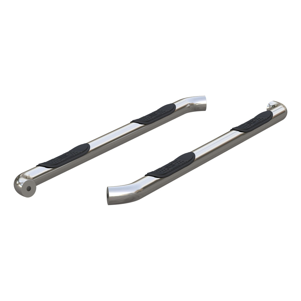 3" Round Polished Stainless Side Bars Select Nissan Equator Frontier