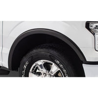 Bushwacker 20095-02 Black OE-Style Smooth Finish Front Fender Flares for 2015-2017 Ford F-150