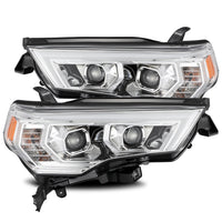 LED Projector Headlights Plank Style Design Chrome