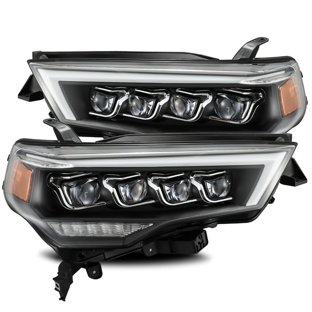 LED Projector Headlights Plank Style Design Black