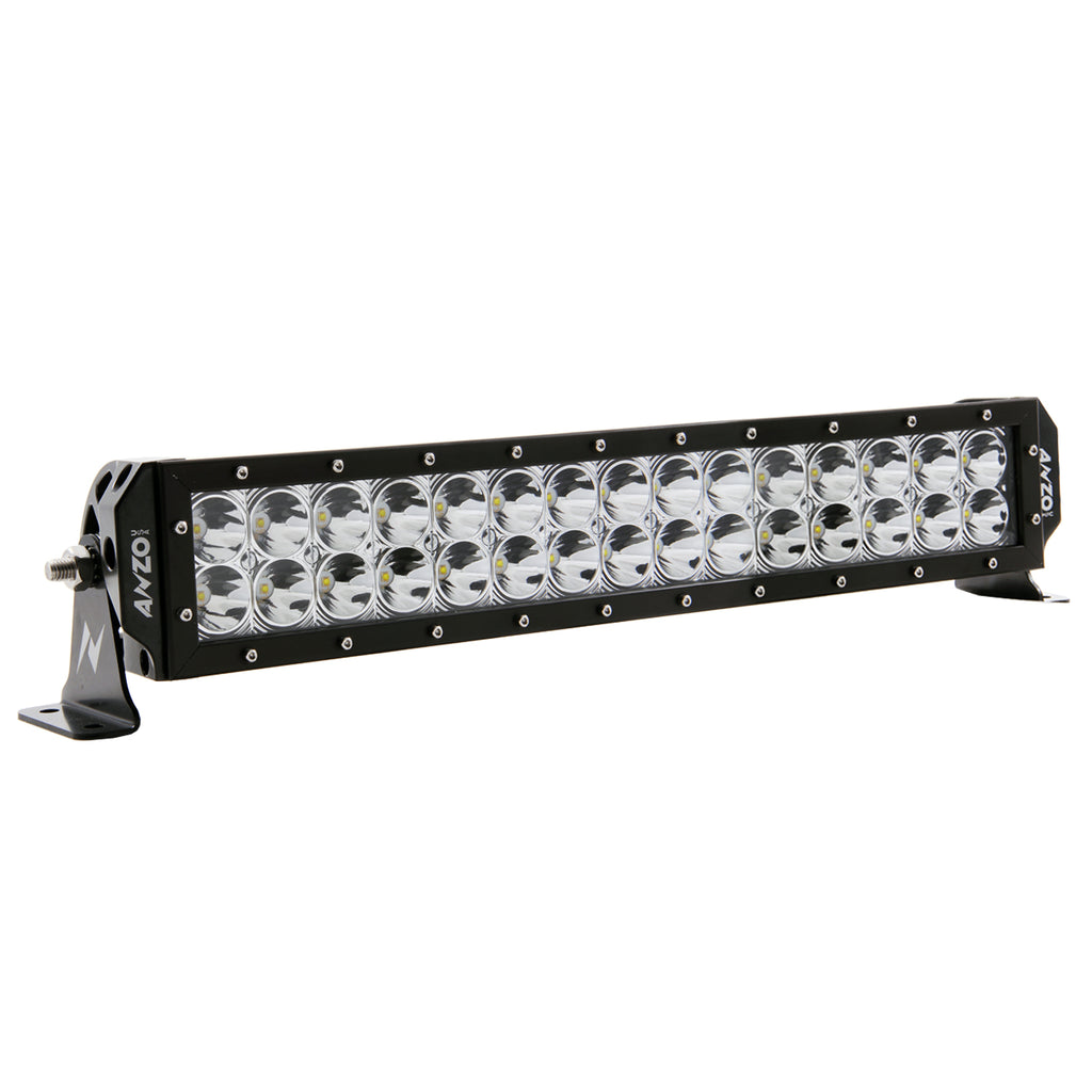ANZO USA-881033 | Rugged Vision Off Road LED Light Bar; Rectangle; 30 in.; 3W High Intensity LED; Spot;