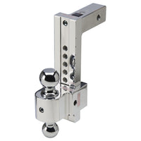 Flash STBM adj alum ball mount, anti-rattle, 10'' drop 11'' rise, 2'' & 2-5/16''