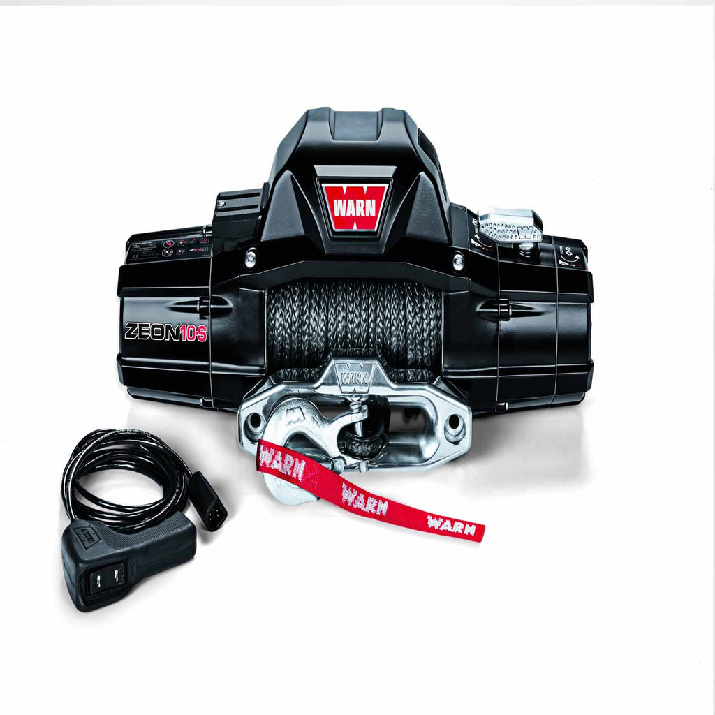 12 Volt 10000 LB Cap 100 Ft Synthetic Rope