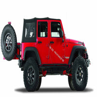 Rear; Up to 40 Inch Tire; Black; Steel; For Bumper 89525