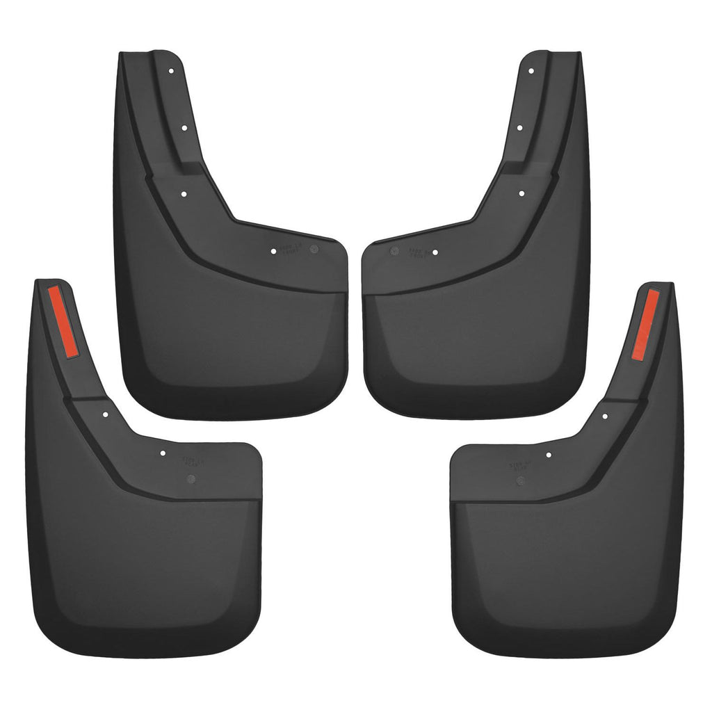 Husky Liners 56886 | Husky Liners Front and Rear Mud Guard Set, Fits 14-17 SILVERADO 1500/2500/3500 W/O FLARES FRONT AND REAR CUSTOM MUD GUARD COMBO SETS