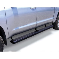 Go Rhino - 660080B - 6in OE Xtreme Black Steel SideSteps - 80in Long - Bars Only