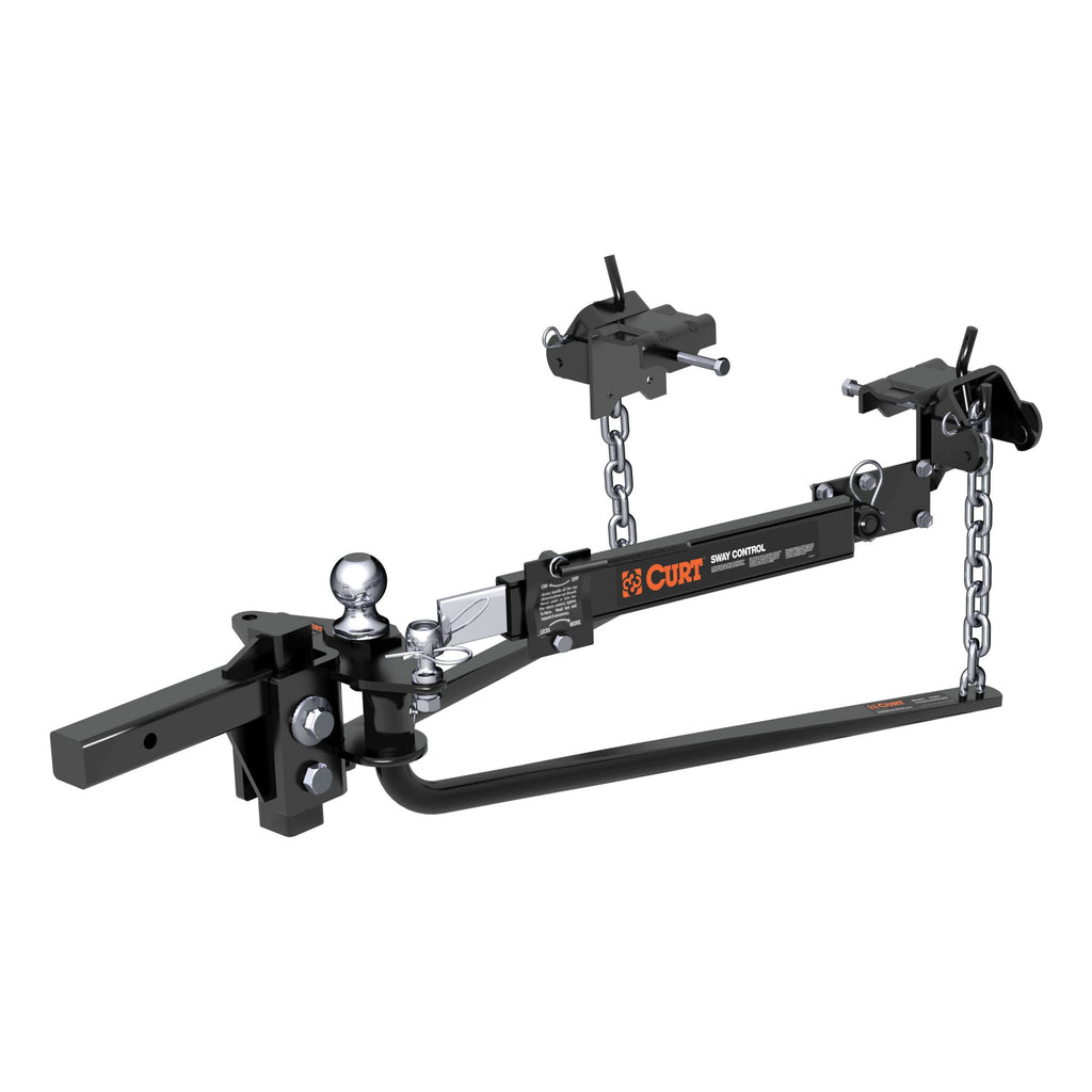 Round Bar Weight Distribution Hitch with Lubrication Sway Control (10-14K)