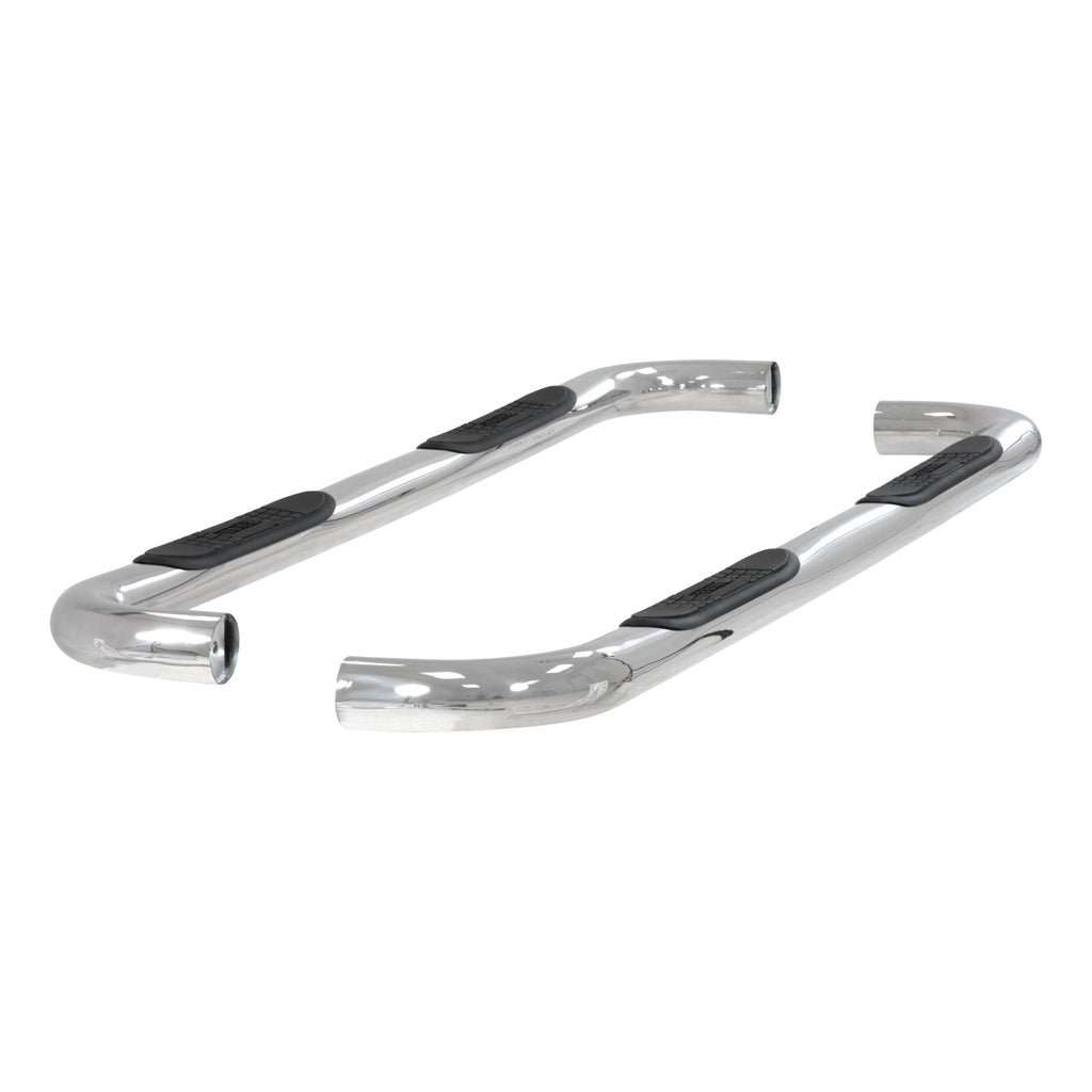 3" Round Polished Stainless Side Bars Select Silverado Sierra 1500 2500 3500