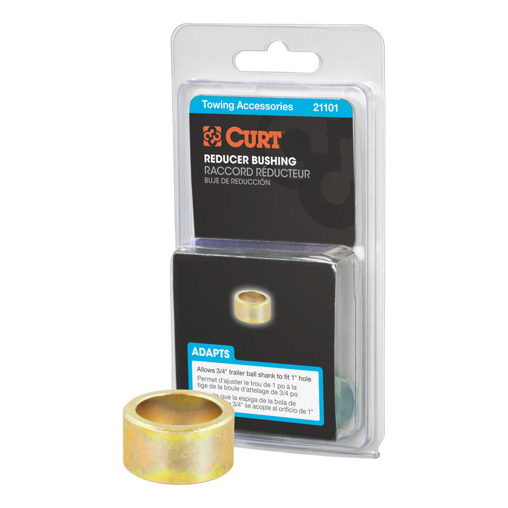 Trailer Ball Reducer Bushing (From 1" to 3/4" Stem Packaged)