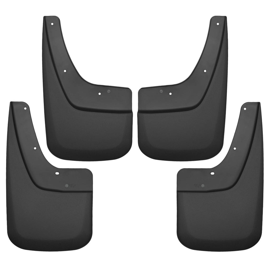 Husky Liners 56896 | Husky Liners Front and Rear Mud Guard Set, Fits 14-17 SIERRA 1500/2500/3500 NOT DUALLY FRONT AND REAR CUSTOM MUD GUARD COMBO SETS