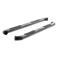 3" Round Black Steel Side Bars Select Ford F-150 F-250 F-350 Super Duty